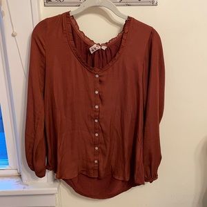 Anthropologie Dolan Button Down Blouse